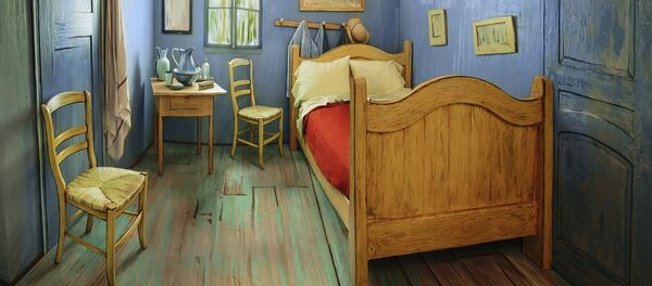 Комната, воссозданная по картине Ван Гога в районе Ривер Норт Чикаго - Sputnik Беларусь