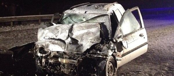 Автомобиль-участник ДТП в Боровлянах - Sputnik Беларусь