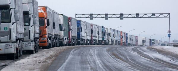 Очередь фур на белорусско-литовской границе - Sputnik Беларусь