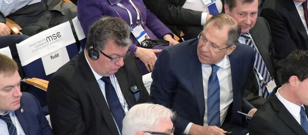 Министр иностранных дел РФ Сергей Лавров на Мюнхенской конференции по вопросам политики безопасности - Sputnik Беларусь