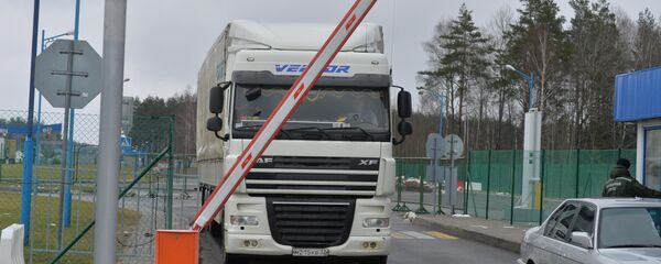 Фура на белорусско-литовской границе - Sputnik Беларусь