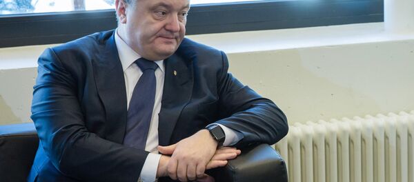 Президент Украины Петр Порошенко на ВЭФ в Давосе - Sputnik Беларусь