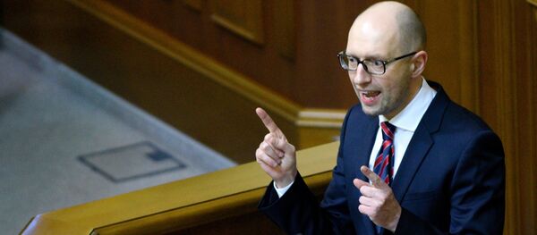 Премьер-министр Украины Арсений Яценюк Премьер-министр Украины Арсений Яценюк - Sputnik Беларусь