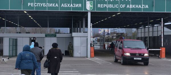 КПП на абхазской границе - Sputnik Беларусь