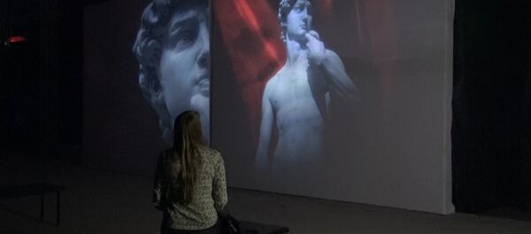 Выставка Микеланджело. Сотворение мира открылась в Минске Выставка Микеланджело. Сотворение мира открылась в Минске - Sputnik Беларусь