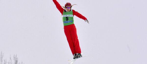 Фристайлистка Александра Орлова на соревнованиях в Раубичах - Sputnik Беларусь