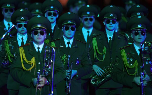 Церемония закрытия Международного военно-музыкального Фестиваля Спасская башня - Sputnik Беларусь