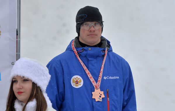 Россиянин Илья Буров, ставший третьим на этапе КМ в Раубичах - Sputnik Беларусь