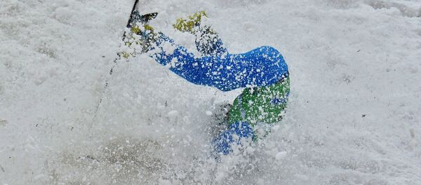 Соревнования в Раубичах на этапе КМ по фристайлу - Sputnik Беларусь