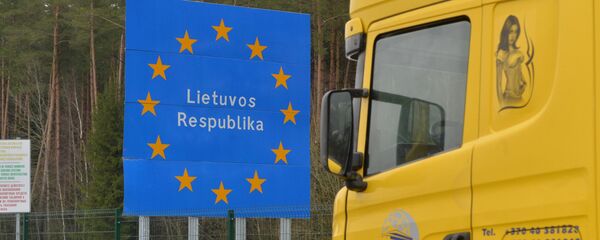 Фура на белорусско-литовской границе - Sputnik Беларусь