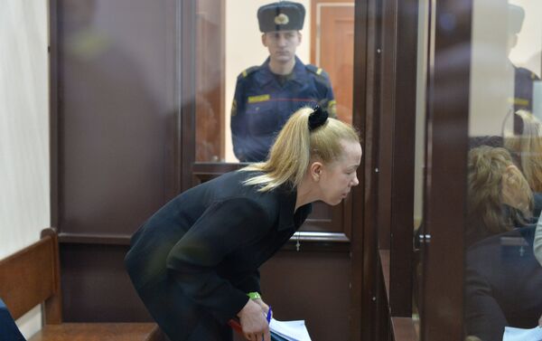 Анна Шарейко на суде - Sputnik Беларусь