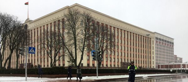 Охрана у Администрации президента - Sputnik Беларусь