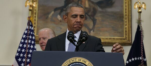 Барак Обама на обсуждении плана по закрытию тюрьмы Гуантанамо - Sputnik Беларусь