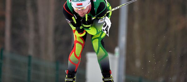 Белорусский биатлонист Виктор Кривко Белорусский биатлонист Виктор Кривко - Sputnik Беларусь