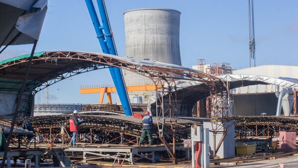 Строительство Белорусской АЭС в Островце - Sputnik Беларусь