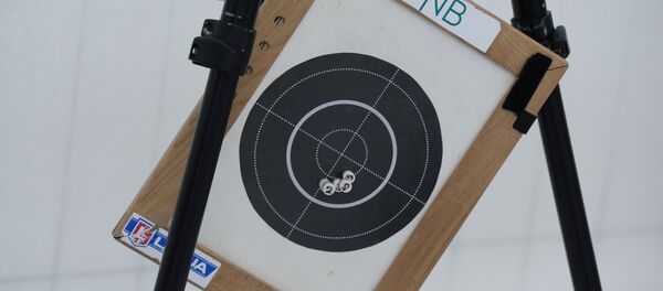 Биатлонная мишень Биатлонная мишень - Sputnik Беларусь