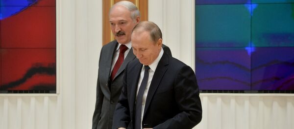 Президенты Путин и Лукашенко Президенты Путин и Лукашенко - Sputnik Беларусь