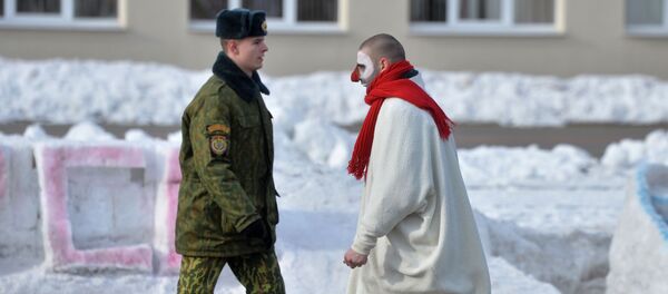 Проводы зимы в в/ч 3214 белорусского спецназа - Sputnik Беларусь