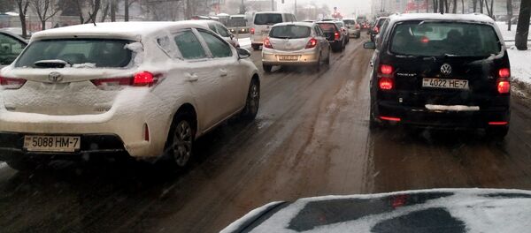 Автомобильная пробка в Минске - Sputnik Беларусь