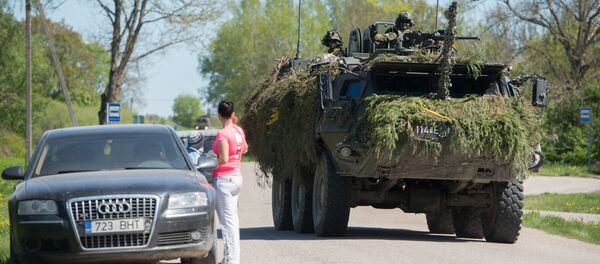 Эстонские солдаты принимают участие в ежегодных учениях вместе с военными из других стран -членов НАТО - Sputnik Беларусь