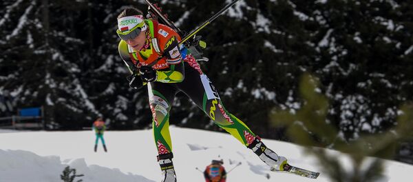 Белорусская биатлонистка Надежда Скардино - Sputnik Беларусь