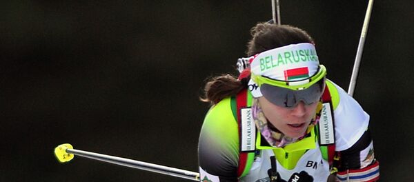 Белорусская биатлонистка Надежда Скардино - Sputnik Беларусь
