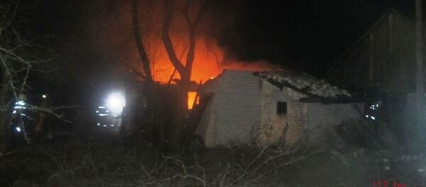 Пожар в Гродненском районе - Sputnik Беларусь