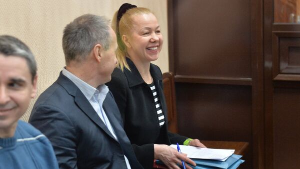 Анна Шарейко и Вальдемарас Норкус на скамье подсудимых - Sputnik Беларусь