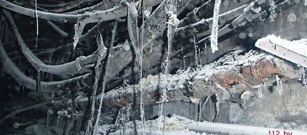 Сгоревшие кабели в коллекторе - Sputnik Беларусь