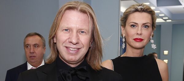 Продюсер Виктор Дробыш с супругой Татьяной - Sputnik Беларусь