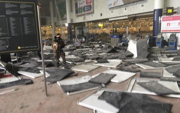 Последствия взрыва в аэропорту в Бельгии - Sputnik Беларусь