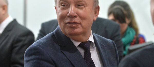 Министр здравоохранения Василий Жарко на открытии выставки Здравоохранение Беларуси - 2016 - Sputnik Беларусь