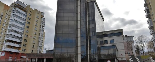 Головной офис группы компаний Трайпл на проспекте Победителей в Минске - Sputnik Беларусь