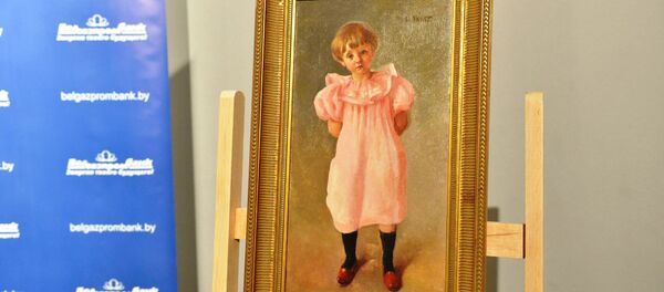 Картина Льва Бакста Девочка в розовом. - Sputnik Беларусь