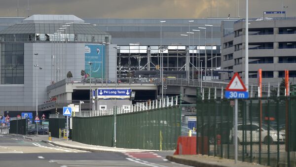 Аэропорт Завентем в Брюсселе после взрыва - Sputnik Беларусь
