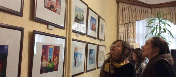 Выставка Веселый Пушкин российского художника Дмитрия Шаймарданова в Минске. - Sputnik Беларусь