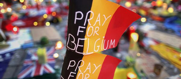 На месте трагедии в Брюсселе - Sputnik Беларусь