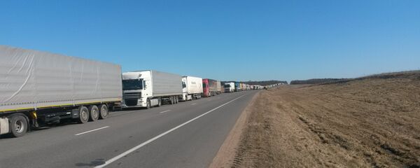 Очередь на белорусско-литовской границе - Sputnik Беларусь