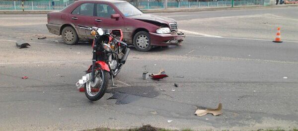 Место ДТП в Пружанах - Sputnik Беларусь