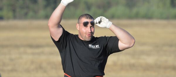 Белорусский силач Кирилл Шимко - Sputnik Беларусь