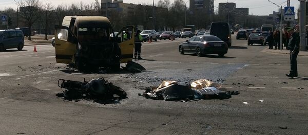 Смертельное ДТП в микрорайоне Зеленый Луг в Минске - Sputnik Беларусь