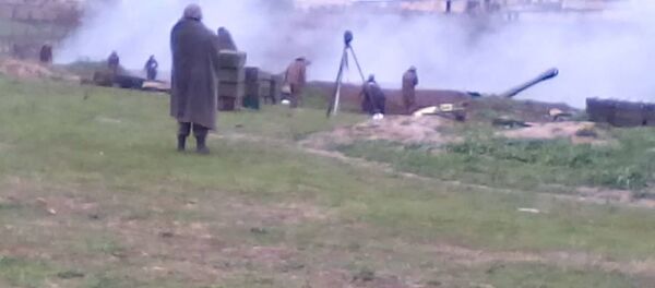 Кадры артобстрелов в Мартакертском районе - Sputnik Беларусь