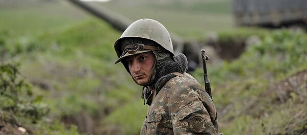 Ситуация в районе села Мадагис в зоне карабахского конфликта Ситуация в районе села Мадагис в зоне карабахского конфликта - Sputnik Беларусь