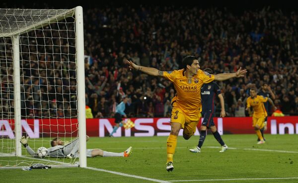 Луис Суарес оформил дубль в ворота соперника за 11 минут  - Sputnik Беларусь