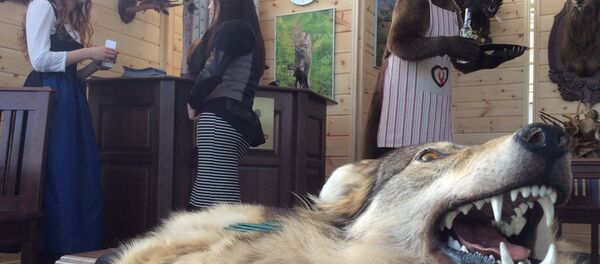 Стенд этнокомплекса на ярмарке туруслуг Отдых - 2016 - Sputnik Беларусь