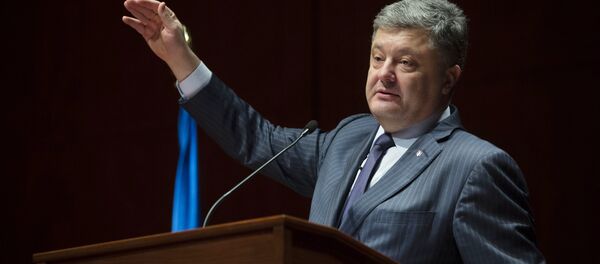 Президент Украины Петр Порошенко - Sputnik Беларусь