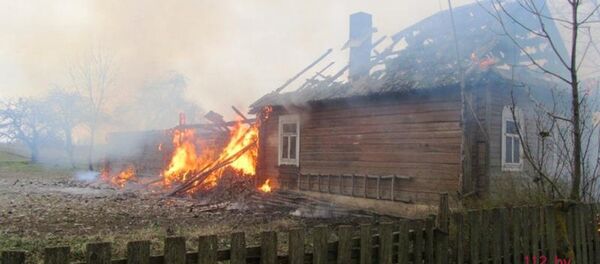 Пожар в Новогрудском районе Пожар в Новогрудском районе - Sputnik Беларусь