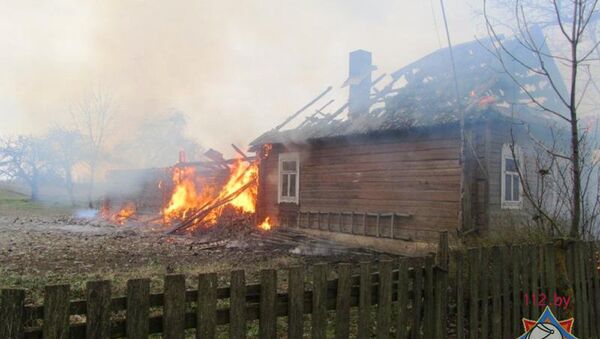 Пожар в Новогрудском районе - Sputnik Беларусь