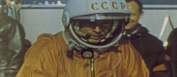 Юрый Гагарын - чалавек, які першым пабываў у космасе. Архіўныя кадры Юрый Гагарын - чалавек, які першым пабываў у космасе. Архіўныя кадры - Sputnik Беларусь