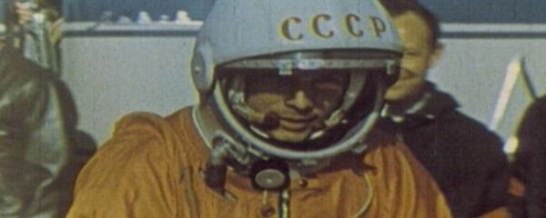 Спутник_Юрий Гагарин – человек, первым побывавший в космосе. Кадры из архива - Sputnik Беларусь
